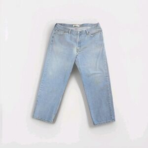 Levis 550 Relaxed Fit Mens Light Wash Blue Denim Jeans W40 L29 Tapered Leg